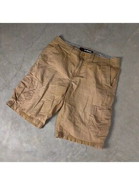 Tony Hawk Ripstop Cargo Shorts Mens 32 Tan Khaki Baggy Skate